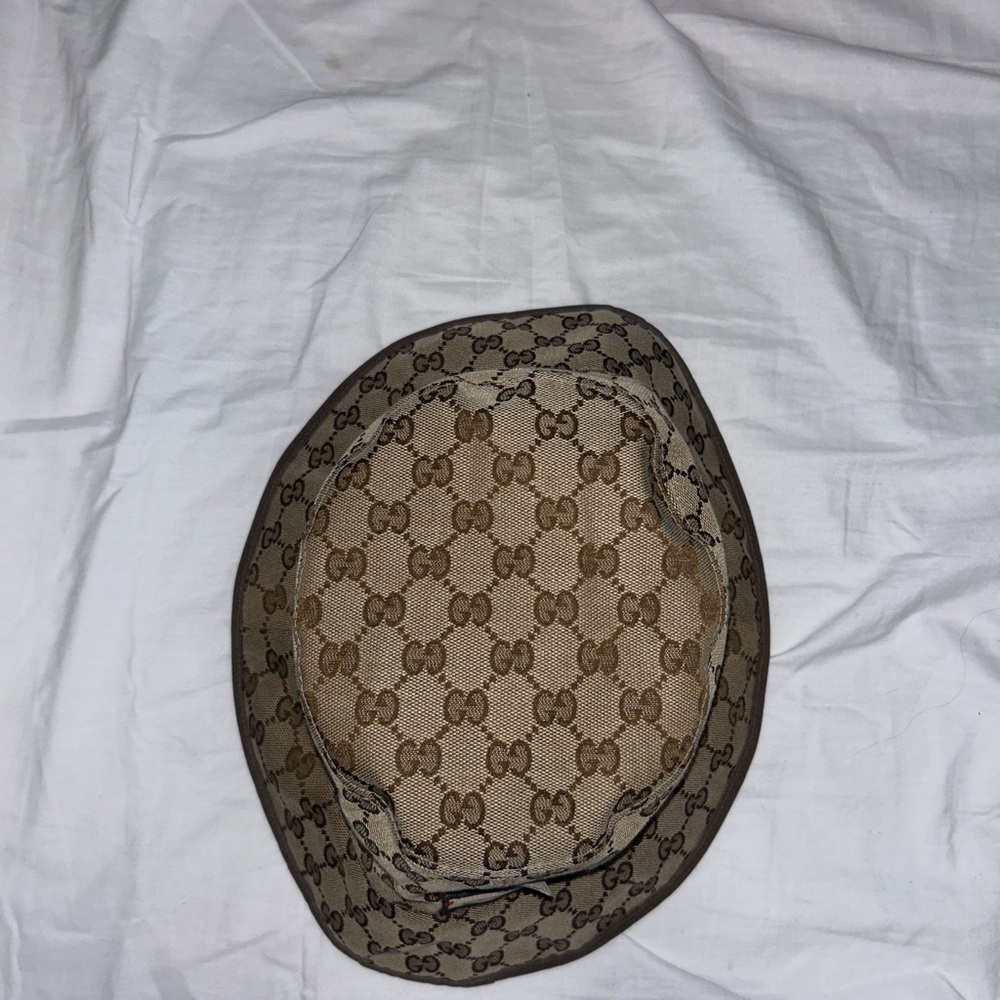 Gucci Brown Monogram Bucket Hat - Picture 4 of 5